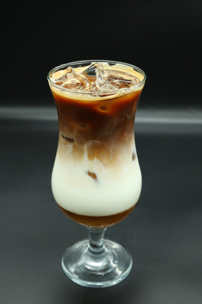 ICE Salted caramel popcorn latte..