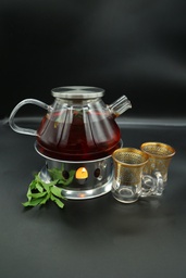 tea basil pot شاي بالحبق ابريق